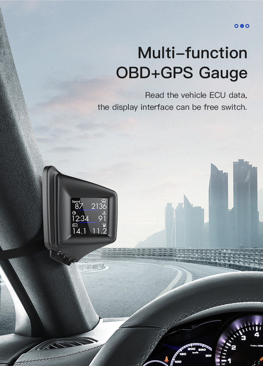 AP-1 car HUD display product view