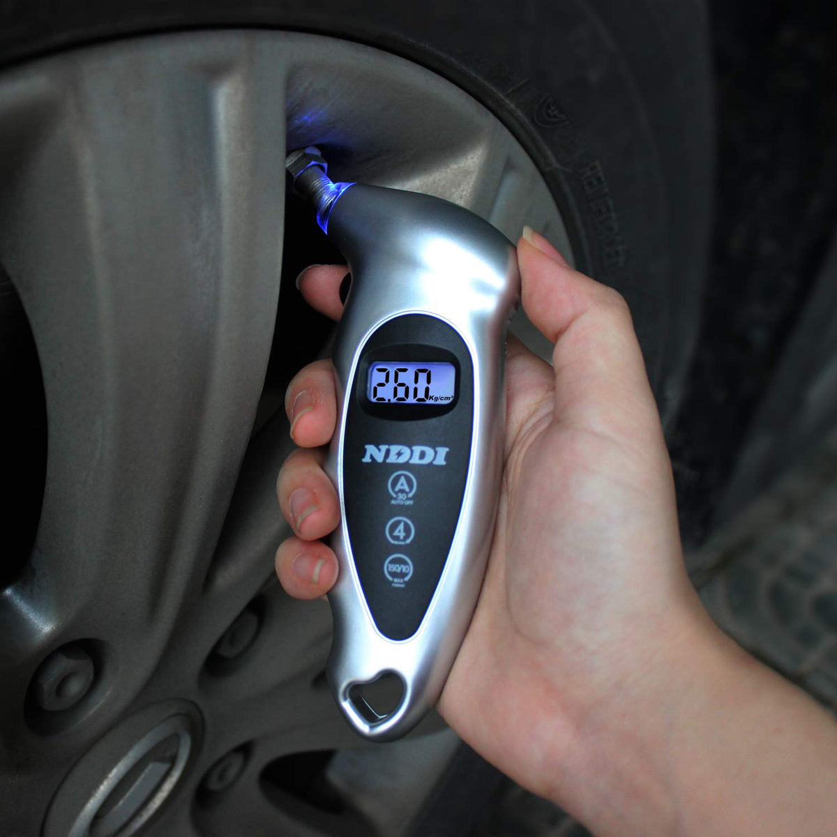 NDDI 2-Pack Digital Tire Pressure Gauge 150 PSI
