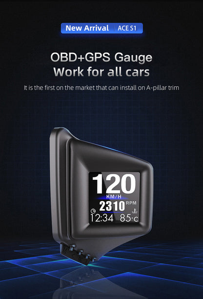 AP-1 OBD GPS head-up display in use