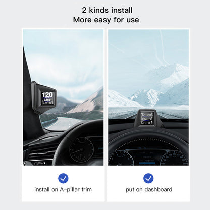 AP-1 compact car HUD screen