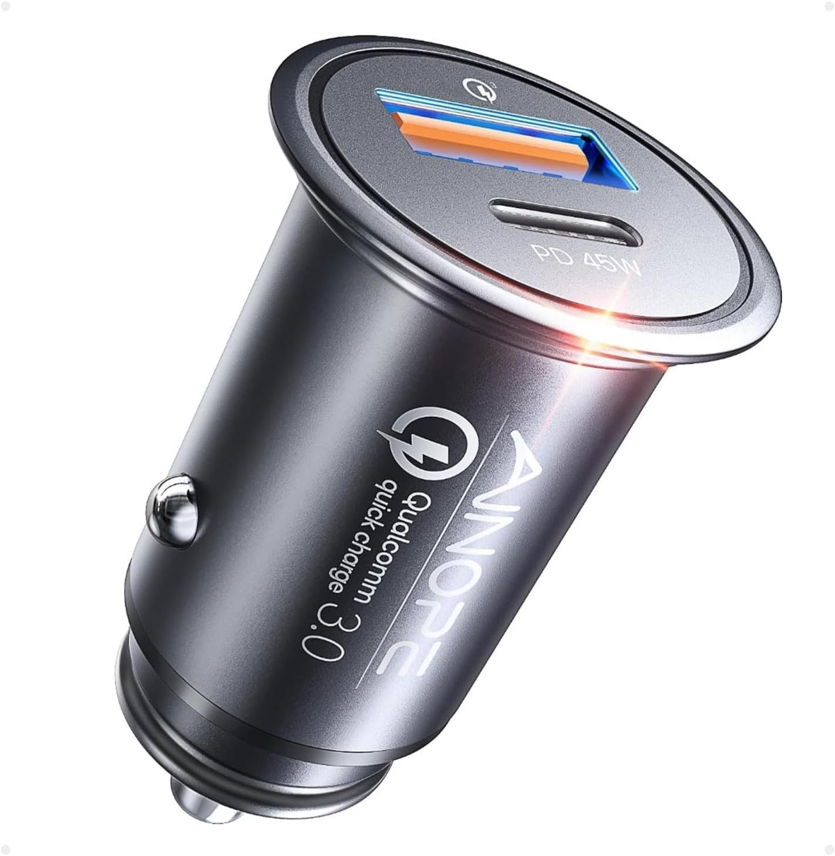 67.5W 12V Car Charger, Cigarette Lighter USB Charger Fast Charging