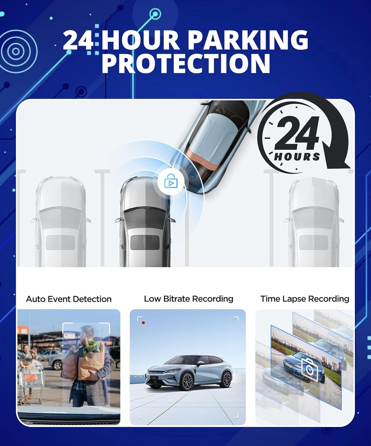 A119 V3 Dash Cam, 2K Front Recording, GPS, True HDR Car Dashcam
