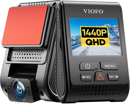 A119 V3 Dash Cam, 2K Front Recording, GPS, True HDR Car Dashcam